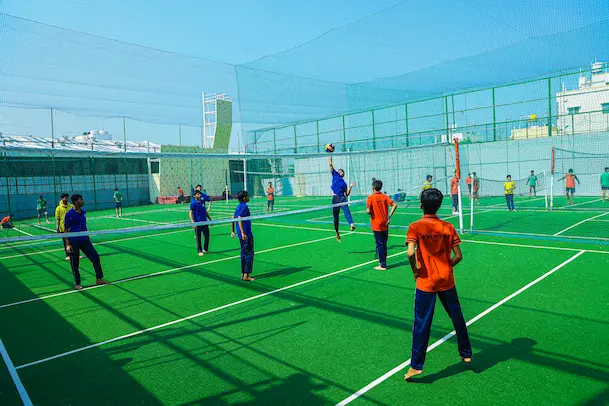 Smt. Pushpa Shamanur Mahalingappa CBSE School Volleyball Court