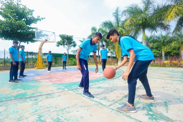 Smt. Pushpa Shamanur Mahalingappa PUC Science Boys College Basketball Court